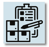 Icons Subscription Fulfilment Returns Inventory